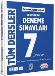 7. Sınıf Tüm Dersler Ünite Ünite Deneme Sınavları - Editör Yayınevi
