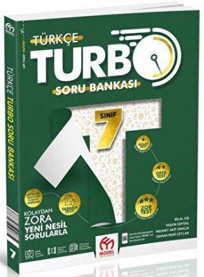 Model Eğitim Yayıncılık 7. Sınıf Turbo Türkçe Soru Bankası - 1