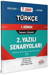 Editör Yayınevi 7. Sınıf Türkçe 1. Dönem Ortak Sınavı 2. Yazılı Senaryoları Tamamı Çözümlü - Editör Yayınevi