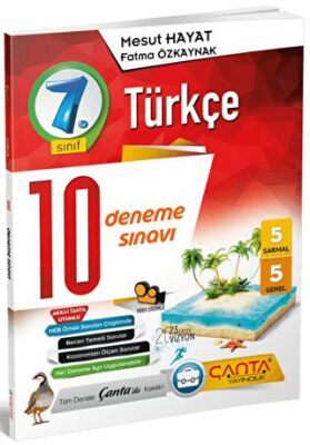 Çanta Yayınları 7. Sınıf Türkçe 10 Deneme - 1
