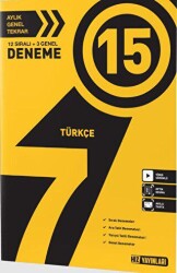 Hız Yayınları 7. Sınıf Türkçe 15 Deneme - Hız Yayınları