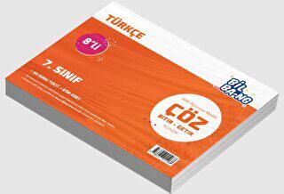 Ünlü Yayınları 7. Sınıf Türkçe 8li Çöz Bitir - Getir Testleri - 1