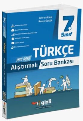 Gizli Yayınları 7. Sınıf Türkçe Alıştırmalı Soru Bankası - 1