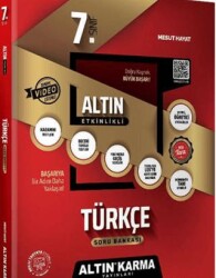 Altın Karma Yayınları 7. Sınıf Türkçe Altın Etkinlikli Kazanım Soru Bankası - Altın Karma Yayınları