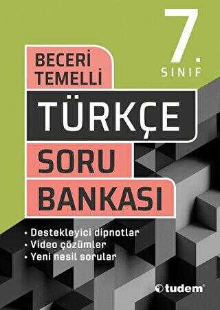 Tudem Yayınları - Bayilik 7. Sınıf Türkçe Beceri Temelli Soru Bankası