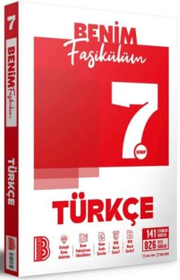 7. Sınıf Türkçe Benim Fasikülüm - 1