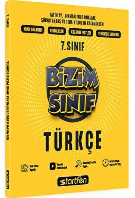 Startfen Yayınları 7. Sınıf - Türkçe Bizim Sınıf - 1