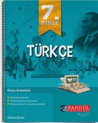 7. Sınıf Türkçe Etkinlik Defteri - Pandül Yayınları