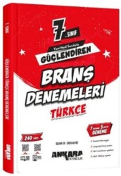 7. Sınıf Türkçe Güçlendiren Branş Denemeleri - Ankara Yayıncılık