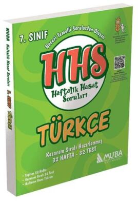 Muba Yayınları 7. Sınıf Türkçe Haftalık Hasat Soruları HHS - 1