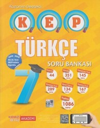 Kırmızı Beyaz Yayınları 7. Sınıf Türkçe KEP Soru Bankası - Kırmızı Beyaz Yayınları