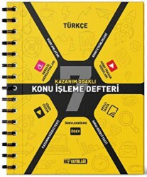 Hız Yayınları 7. Sınıf Türkçe Konu İşleme Defteri - Hız Yayınları