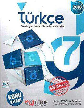 Nitelik Yayınları - Bayilik 7. Sınıf Türkçe Konu Kitabı