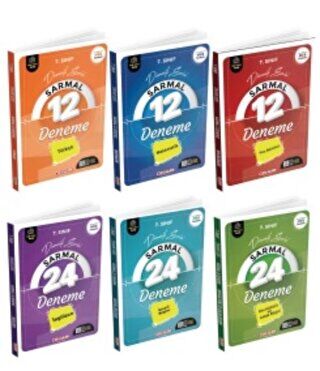 Dinamo Yayınları 7. Sınıf Türkçe + Matematik + Fen Bilimleri + İngilizce + Din Kültürü Ve Ahlak Bilgisi + Sosyal Bilgiler Sarmal Deneme Seti - 1
