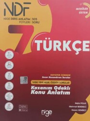 Startfen Yayınları 7. Sınıf Türkçe Ndf Nige Ders Anlatım Föyleri Kazanım Odaklı Konu Anlatım - Startfen Yayınları