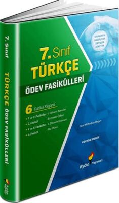 Aydın Yayınları Ortaokul 7 Türkçe Ödev Fasikülleri - 1