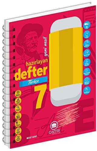 Çanta Yayınları 7. Sınıf Türkçe Okula Yardımcı Hazırlayan Defter