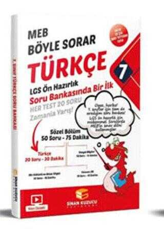 Sinan Kuzucu Yayınları 7. Sınıf Türkçe Soru Bankası