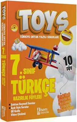 İSEM Yayıncılık 7. Sınıf Türkçe TOYS Hazırlık Föyleri - 1