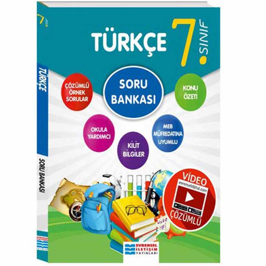 Evrensel İletişim Yayınları 7. Sınıf Türkçe Video Çözümlü Soru Bankası