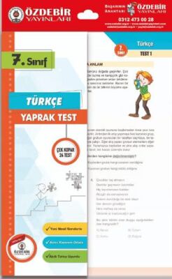 7. Sınıf Türkçe Yaprak Test - 1