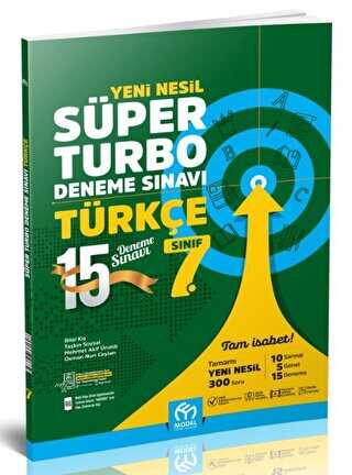 Model Eğitim Yayıncılık 7. Sınıf Türkçe Yeni Nesil Süper Turbo Deneme Sınavı
