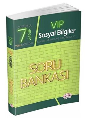 Editör Yayınevi 7. Sınıf VIP Sosyal Bilgiler Soru Bankası - 1