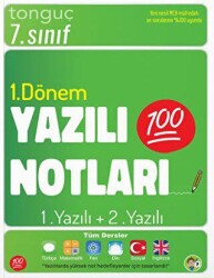 7. Sınıf Yazılı Notları 1. Dönem 1 ve 2. Yazılı - Tonguç Akademi