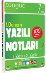 Tonguç Akademi 7. Sınıf Yazılı Notları 1. Dönem 1 ve 2. Yazılı - Tonguç Akademi