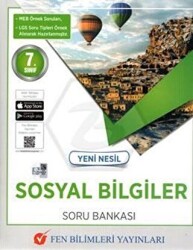 Fen Bilimleri Yayınları 7. Sınıf Yeni Nesil Sosyal Bilgiler Soru Bankası - Fen Bilimleri Yayınları