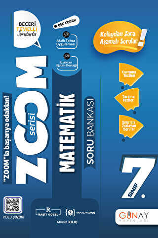 Günay Yayınları 7. Sınıf Zoom Serisi Matematik Soru Bankası
