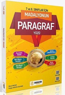 Madalyon Yayınları 7 ve 8. Sınıflar için Madalyonun Paragraf - Mantık Yüzü - 1