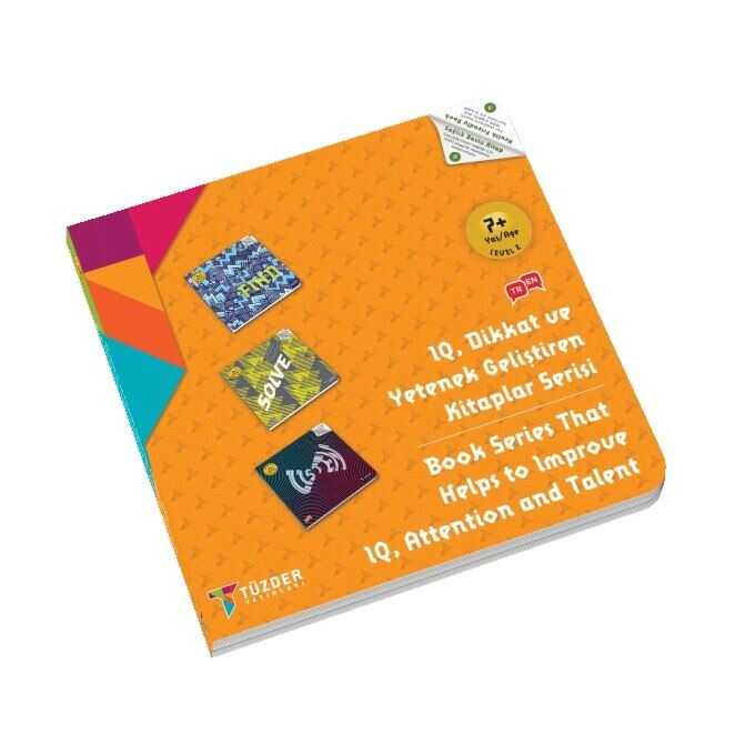 7+ Yaş Seti Level 2 - IQ, Dikkat ve Yetenek Geliştiren Kitaplar Serisi - 2