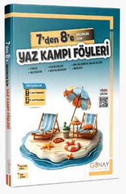 Günay Yayınları 7`den 8`e Geçenler İçin Yaz Kampı Föyleri - 1