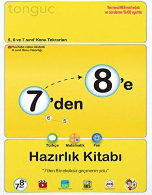 Tonguç Akademi 7`den 8`e Hazırlık Kitabı - 1