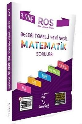 7. Sınıf Beceri Temelli ROS Matematik Soruları - 1