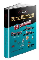 7. Sınıf Fen Bilimleri 15 Deneme - Aydın Yayınları
