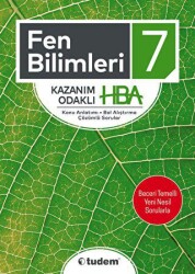 Tudem Yayınları - Bayilik 7. Sınıf Fen Bilimleri Kazanım Odaklı HBA - Tudem Yayınları - Bayilik