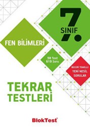 Tudem Yayınları - Bayilik 7. Sınıf Fen Bilimleri Tekrar Testleri - Tudem Yayınları - Bayilik