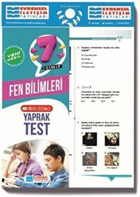 Evrensel İletişim Yayınları 7. Sınıf Fen Bilimleri Video Çözümlü Yaprak Test - 1