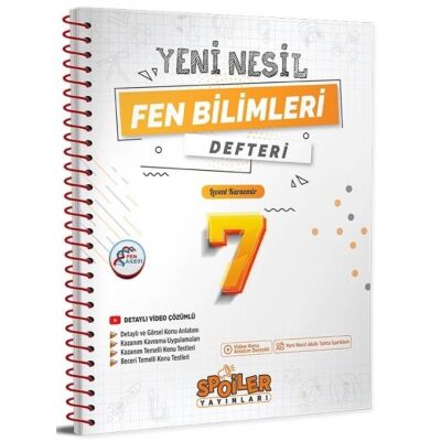 7. Sınıf Fen Bilimleri Yeni Nesil Defteri - 1