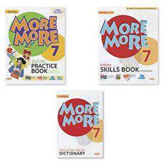 Kurmay Yayınları 7. Sınıf More & More English Practice Book - Dictionary - Skills Book