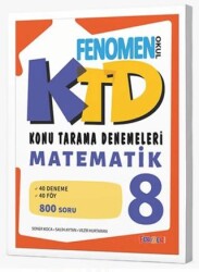 Fenomen Yayınları Fenomen 8 Matematik Konu Tarama Denemeleri - Fenomen Yayınları