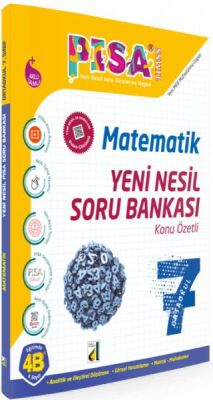 Damla Yayınevi - Bayilik Pisa Yeni Nesil Matematik Soru Bankası - 7. Sınıf - 1