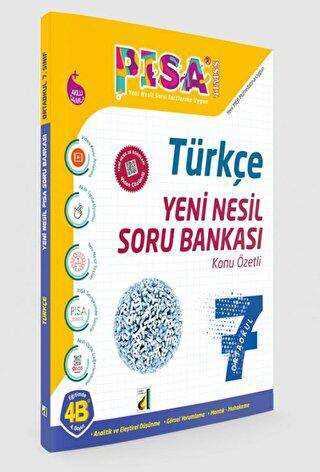 Damla Yayınevi - Bayilik 7. Sınıf Pisa Türkçe Yeni Nesil Soru Bankası