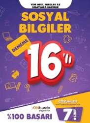 ONburda Yayınları 7. Sınıf Sosyal Yeni Nesil Branş Denemeleri - Onburda Yayınları