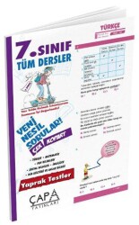7. Sınıf Tüm Dersler Yaprak Test - Çapa Yayınları
