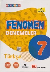 7. Sınıf Türkçe 10 Deneme Fenomen Okul Yayınları - Fenomen Yayınları