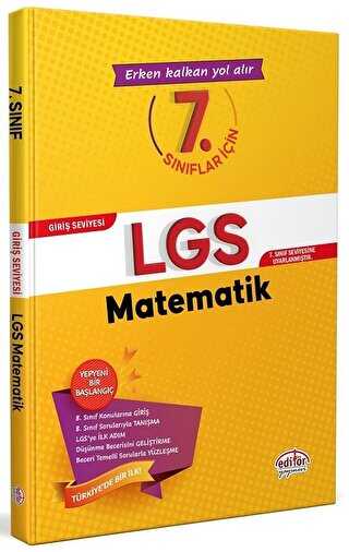 7. Sınıflar için LGS Matematik Giriş Seviyesi