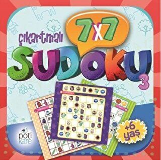7x7 Çıkartmalı Sudoku 3 kapağı